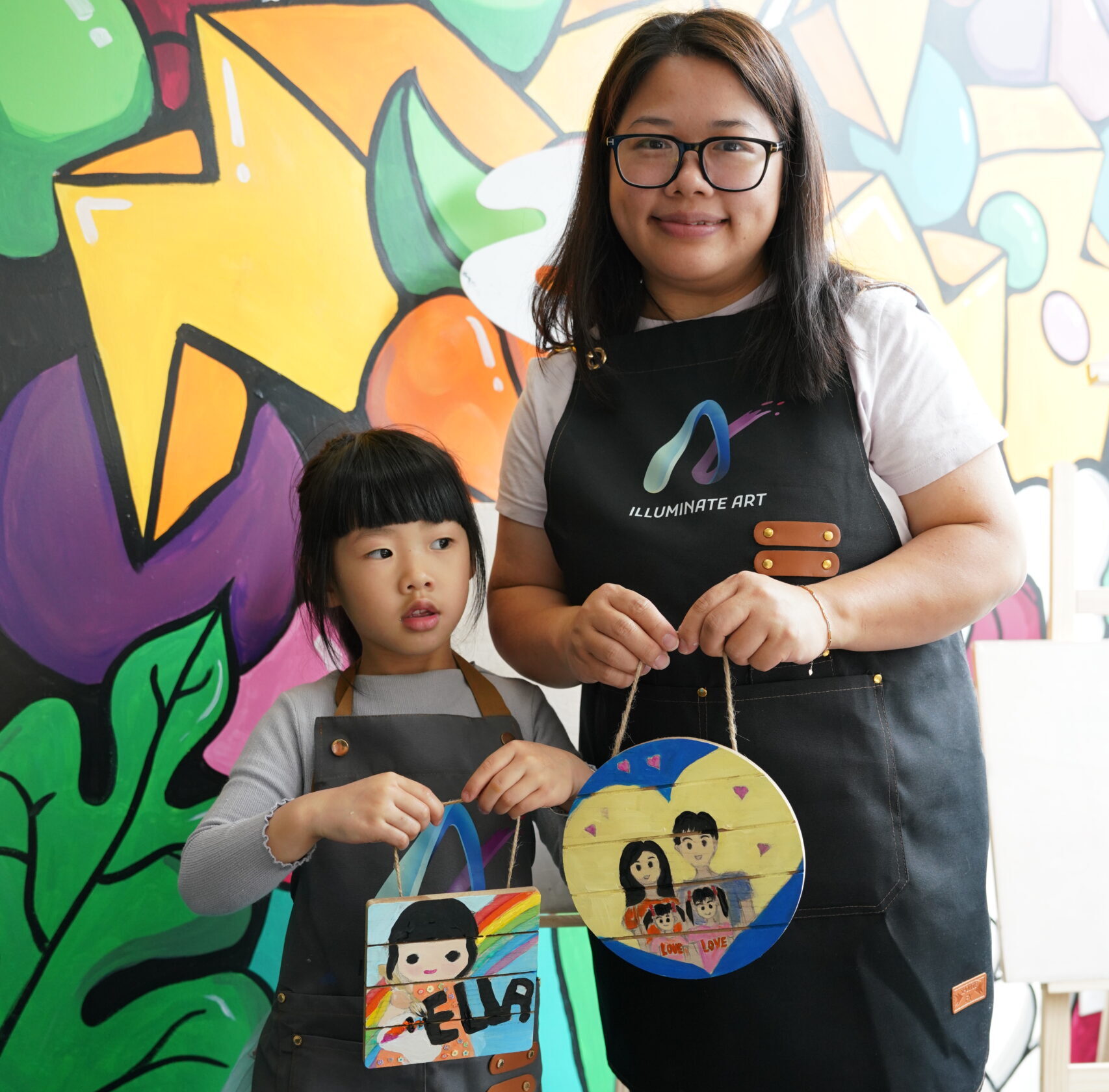 parent child artwork